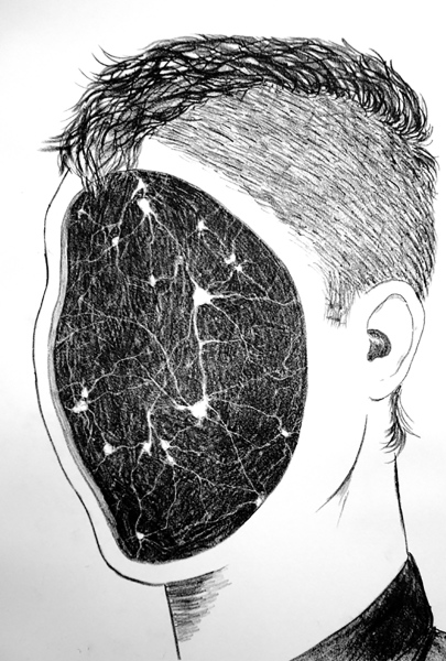 "Headspace: Neurons I" by Althea Keaton. Dimensions: 20 in x 15 in Material: Stone lithography on BFK Rives Price: $500